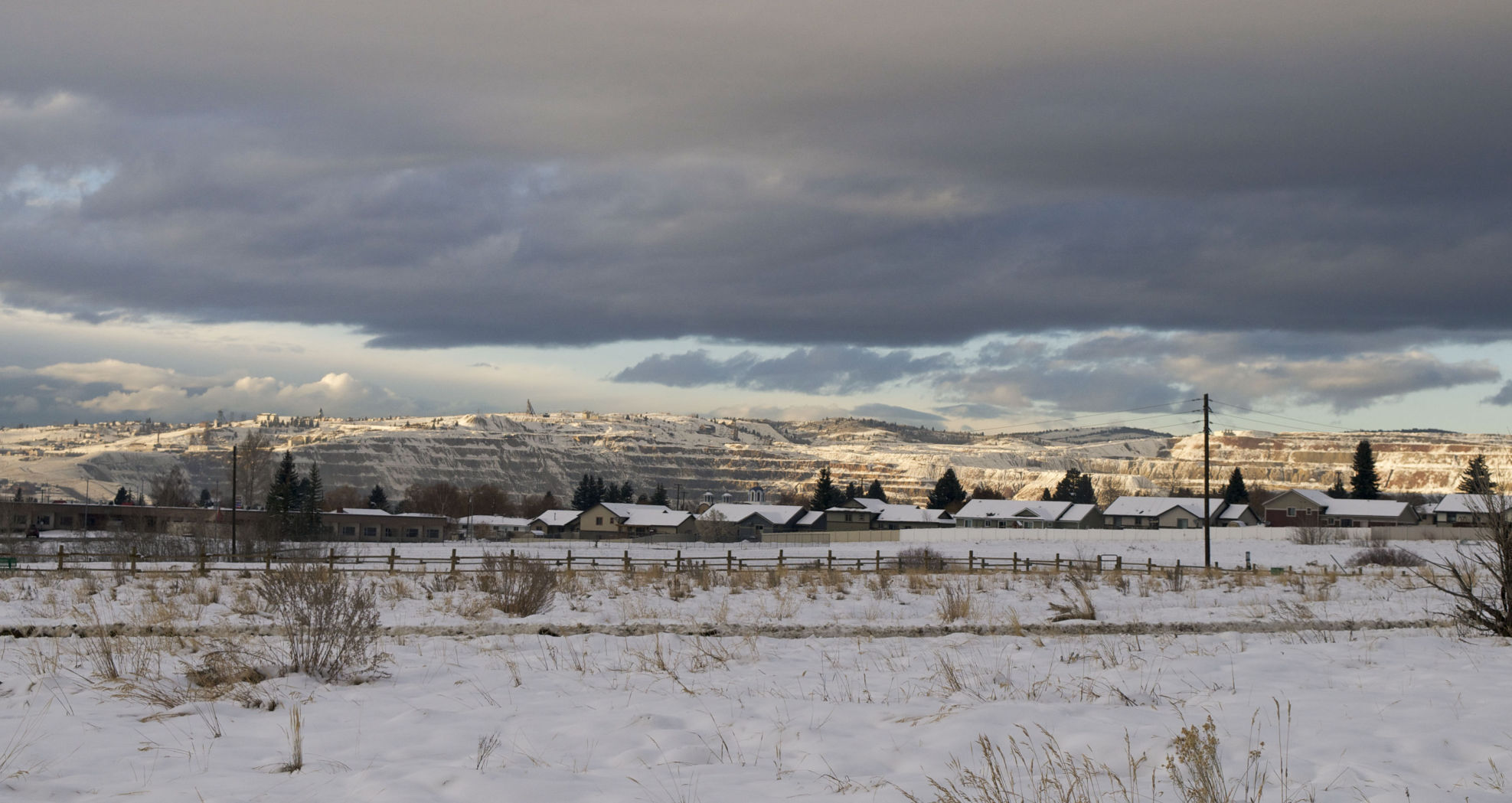 Mines surrounding Butte